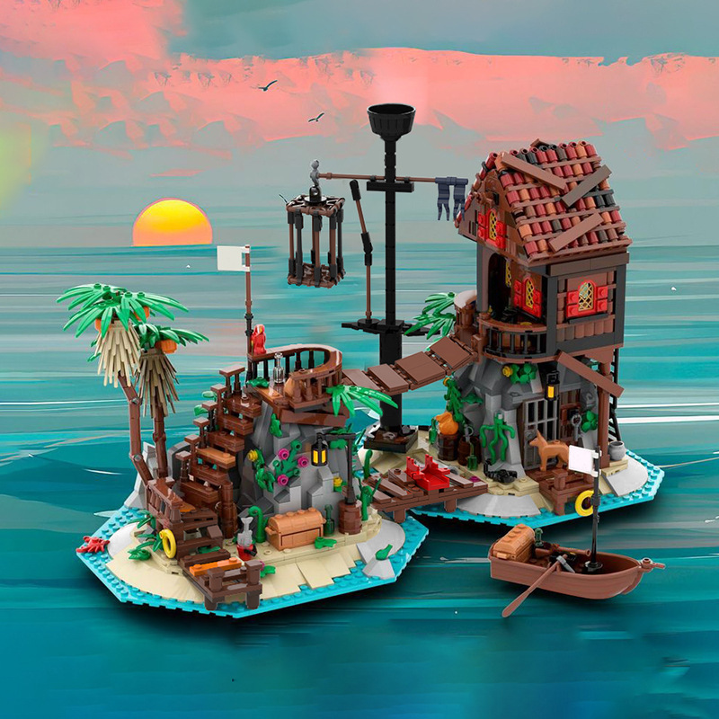 BuildMoc MOC-136368 Pirates: Forbidden Island Historical