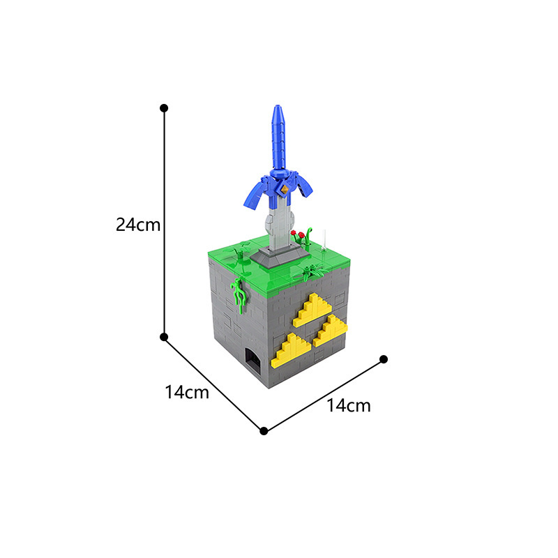 BuildMOC MOC-28686 Zelda Holy Sword Master's Sword Puzzle Box