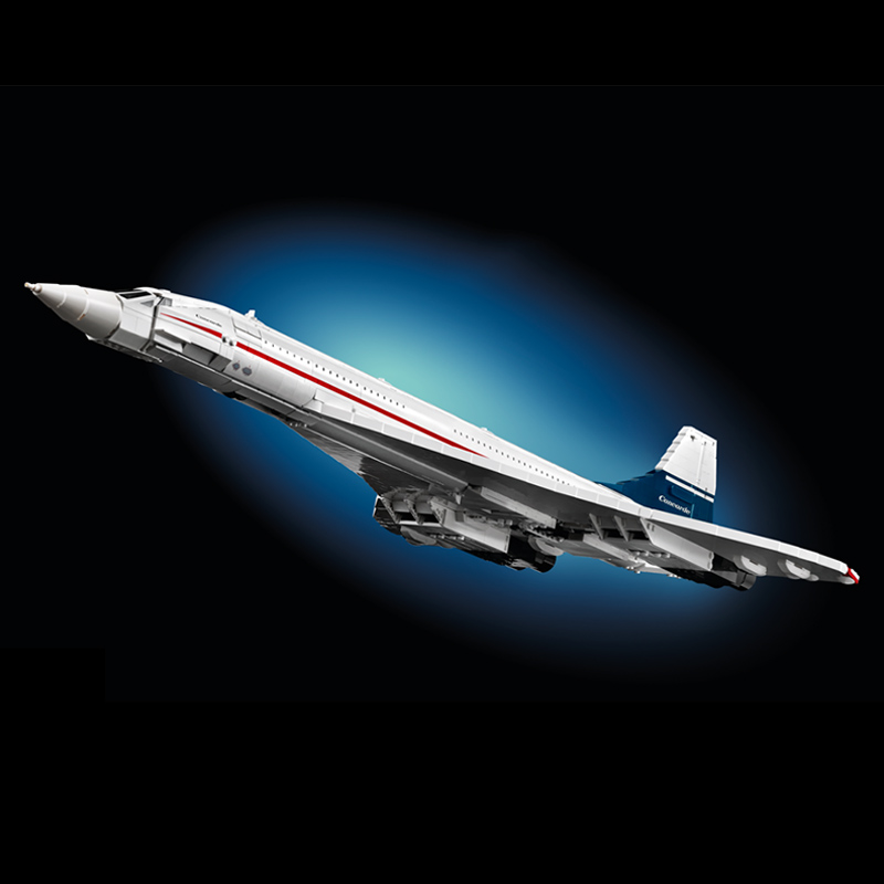 MOC 1:60 Large Concorde 10318 Building Blocks Supersonic Flight