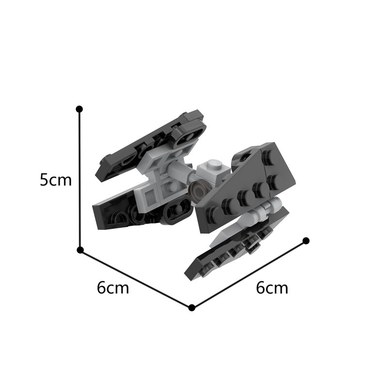 BuildMoc  MOC-35570 Mini Titanium Fighter Combination