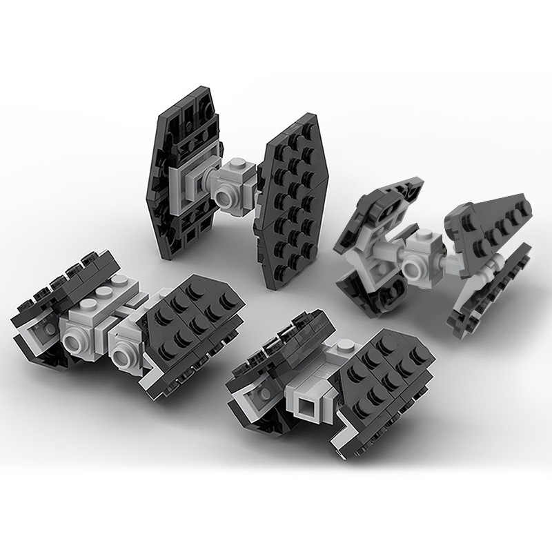 BuildMoc  MOC-35570 Mini Titanium Fighter Combination
