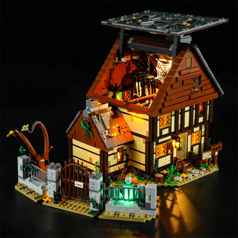 [Light Sets] LED Lighting Kit for Disney Hocus Pocus: The Sanderson Sisters' Cottage 21341