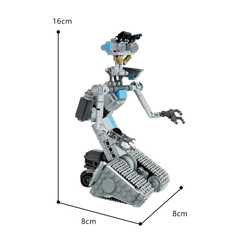 BuildMOC C9225 Thunderbolt V Johnny Five Military Emotional Robot
