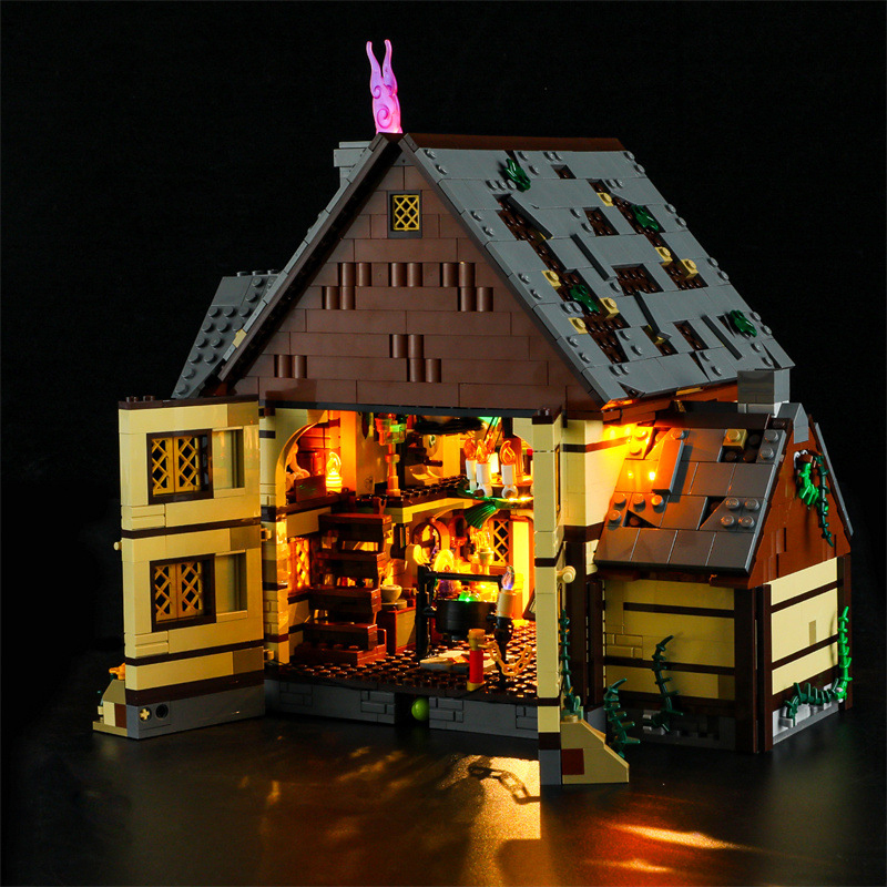 [Light Sets] LED Lighting Kit for Disney Hocus Pocus: The Sanderson Sisters' Cottage 21341