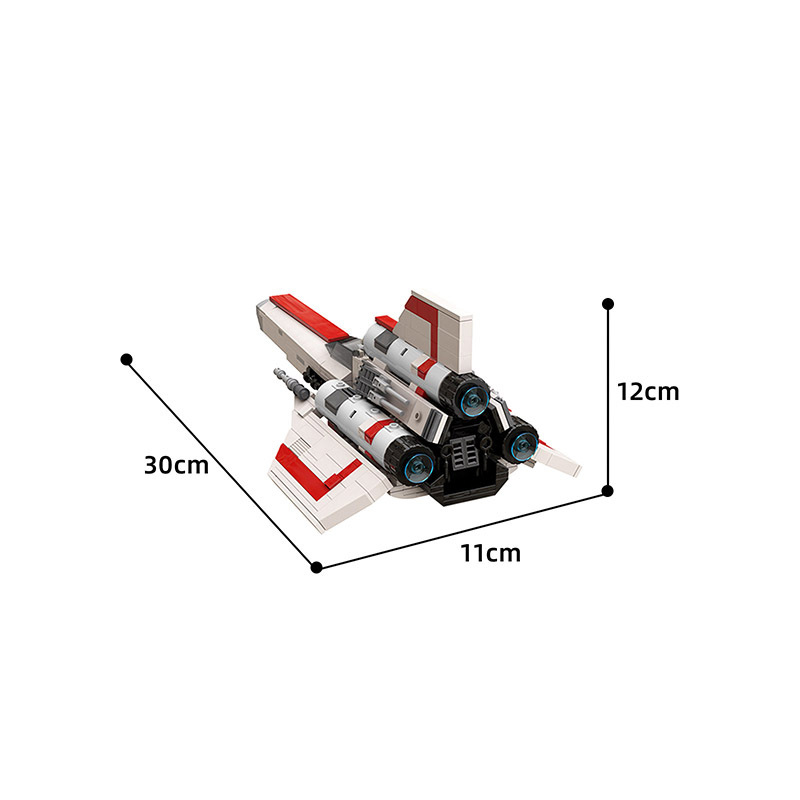 BuildMoc MOC-45112 Colonial Viper MK1