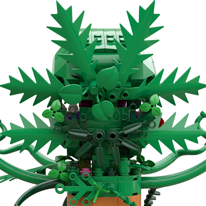 BuildMOC C7814 Crazy Florist Audrey II Cannibal Flowers