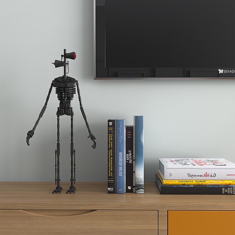 BuildMoc C7523  Siren Lamp Mech