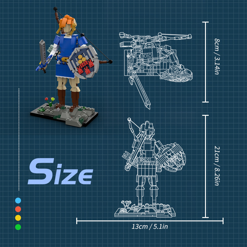 BuildMoc C7397 Legend of Zelda Link