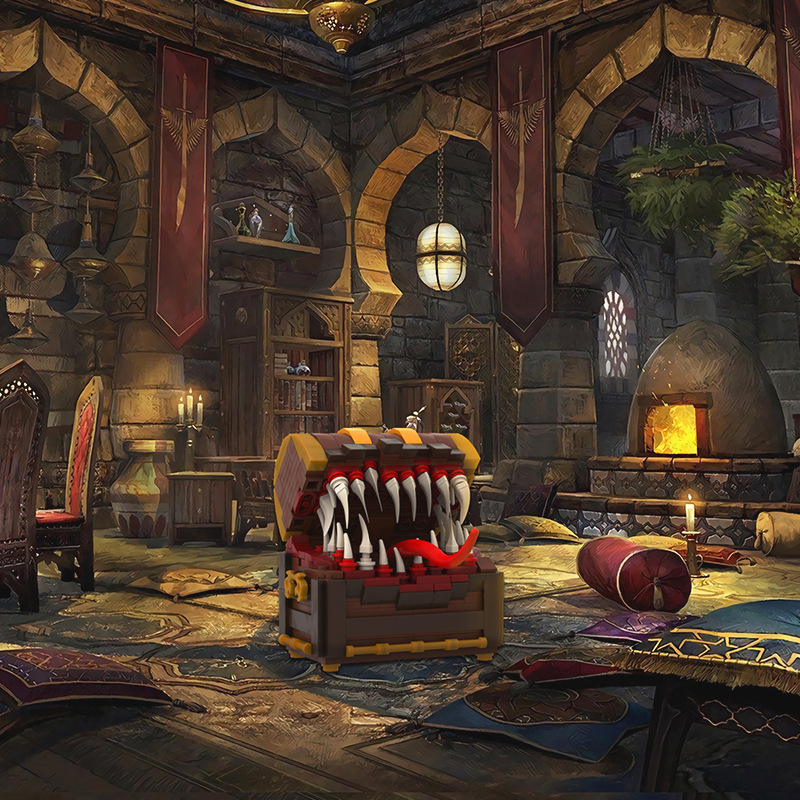 BuildMoc C7889 Chest Monster