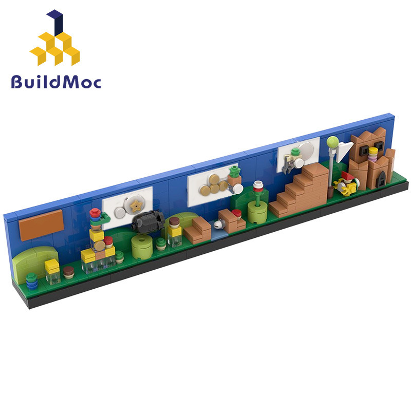 BuildMoc MOC 36545 Super Mario Bros. Skyline Architecture