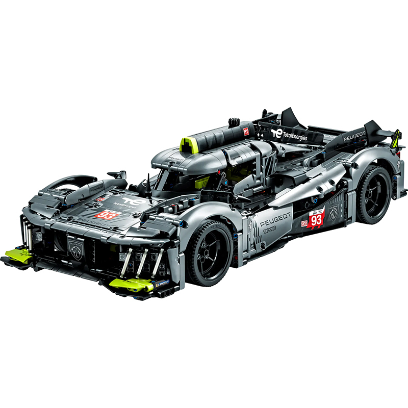 PEUGEOT 9X8 24H Le Mans Hybrid Hypercar Technic 42156 Building Blocks 1775±pcs Bricks Model Toys from China.