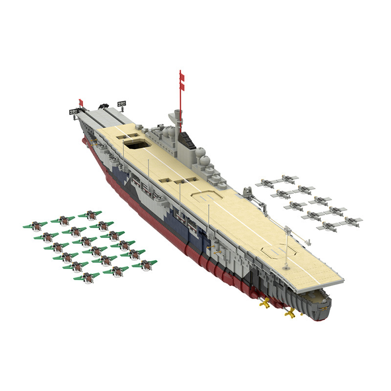 BuildMoc MOC-34030 Aircraft Carrier Graf Zeppelin Military