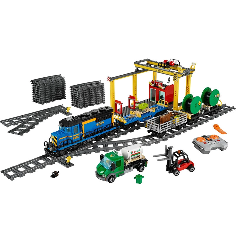 【With Motor】Cargo Train City 60052