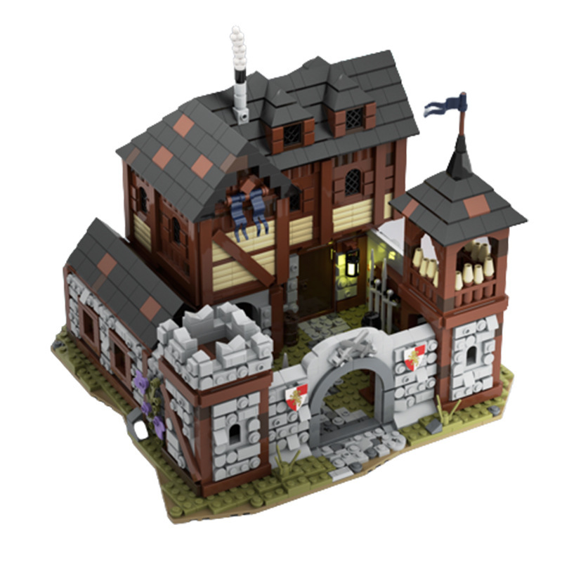 MOC-110112 Medieval infantry barracks