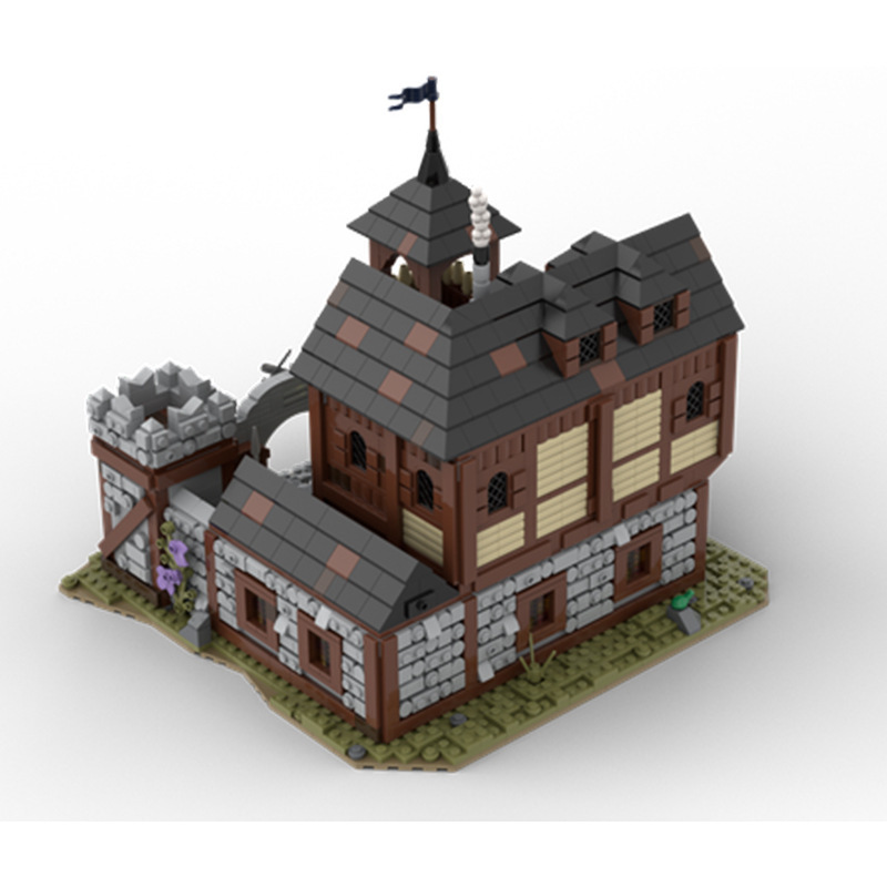 MOC-110112 Medieval infantry barracks