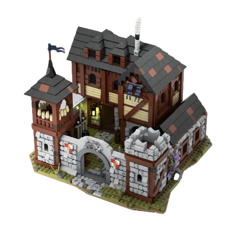 MOC-110112 Medieval infantry barracks