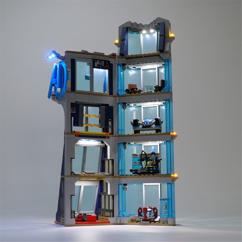 [Light Sets] LED Lighting Kit for Avengers Tower Battle 76166