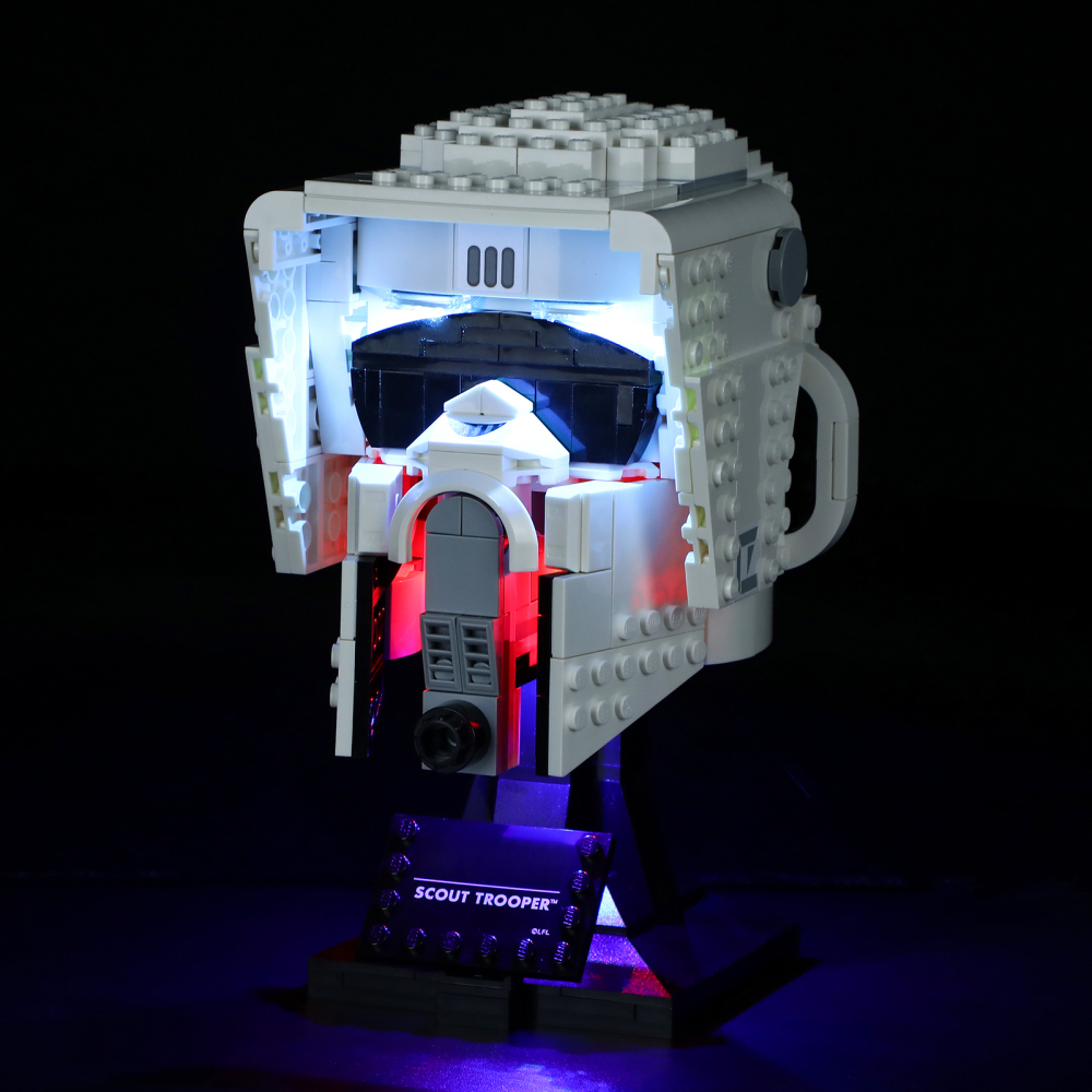 [Light Sets] LED Lighting Kit for Scout Trooper Helmet 75305