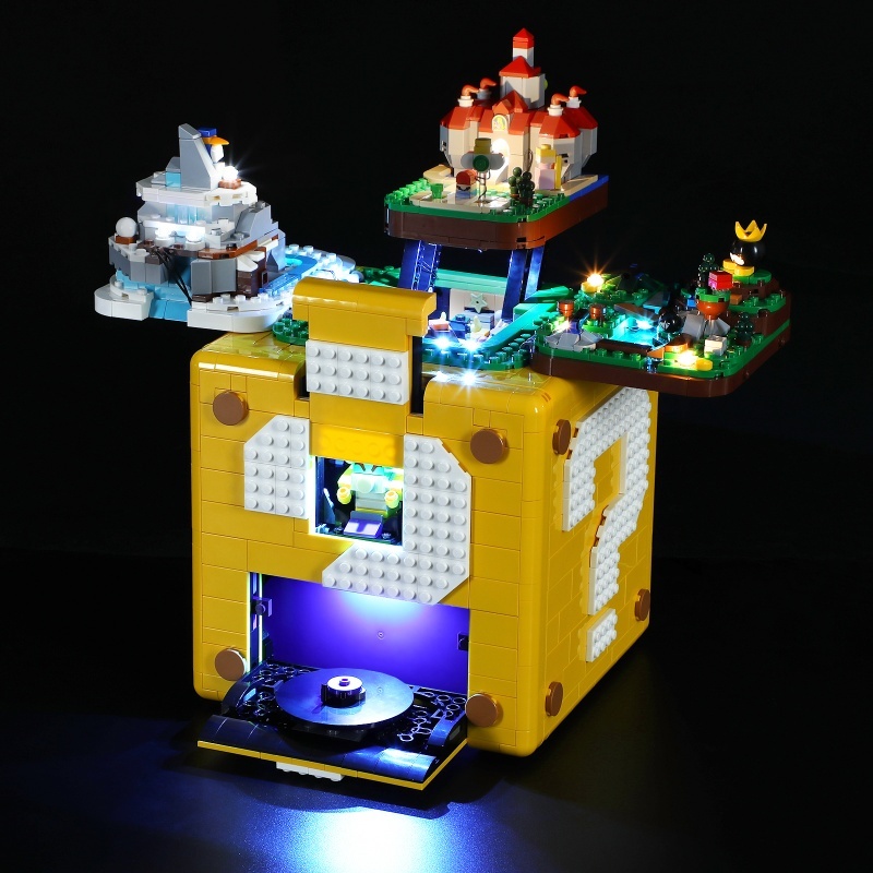 [Light Sets] LED Lighting Kit for Super Mario 64 Question Mark Block 71395
