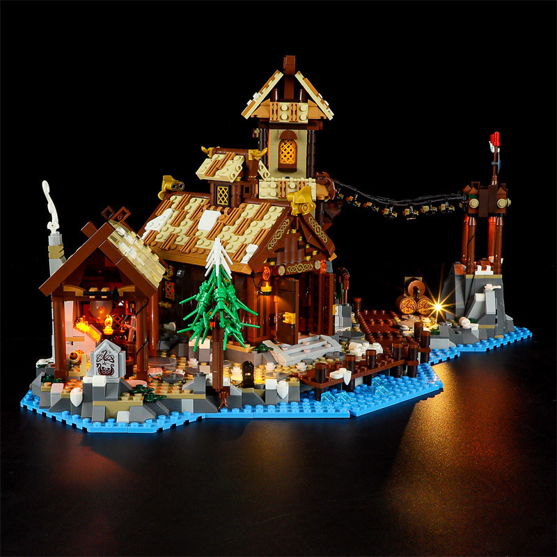 [Light Sets] LED Lighting Kit for Viking Village 21343