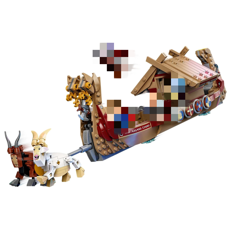 The Goat Boat Super heroes 76208