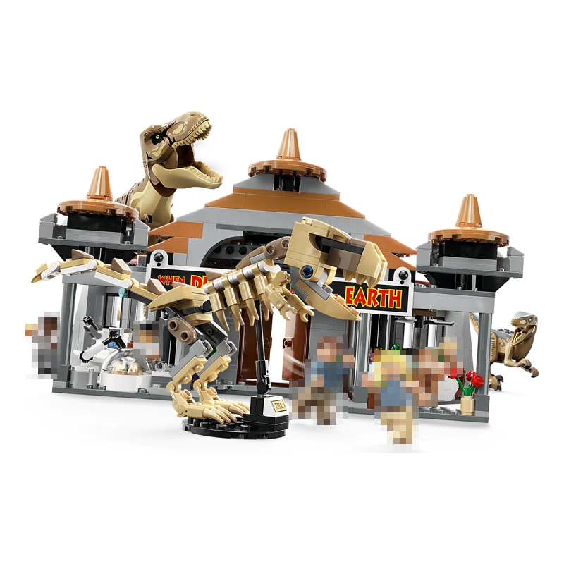 Visitor Centre: T. rex & Raptor Attack Movie & Game 76961