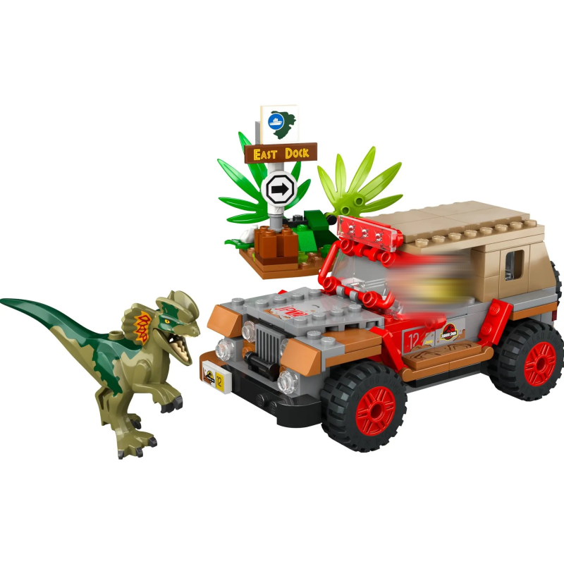 Dilophosaurus Ambush Movie & Game 76958