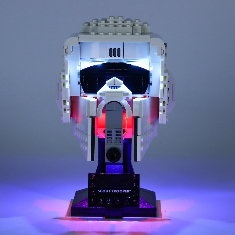 LED Lighting Kit for Scout Trooper Helmet 75305