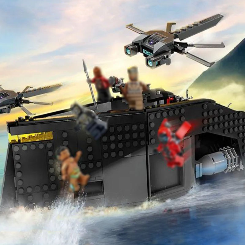 Black Panther: War on the Water Super heroes 76214