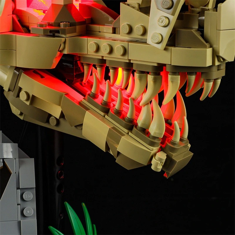 LED Lighting Kit for Dinosaur Fossils: T. rex Skull 76964