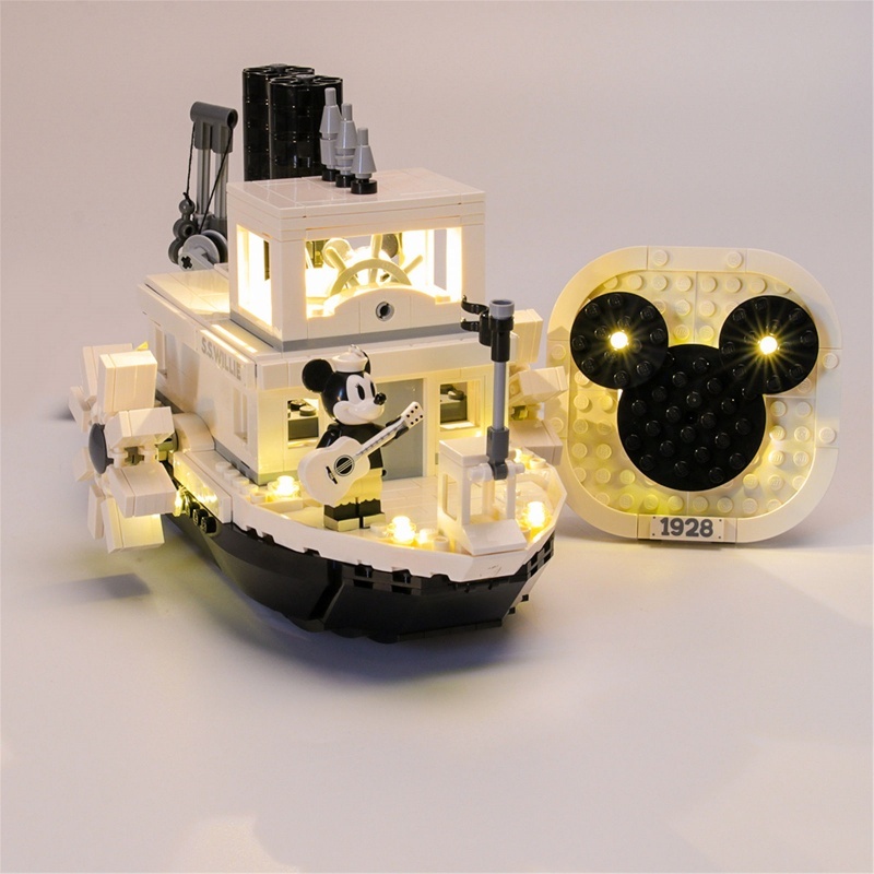 LED Lighting Kit for Steamboat Willie Ideas 21317