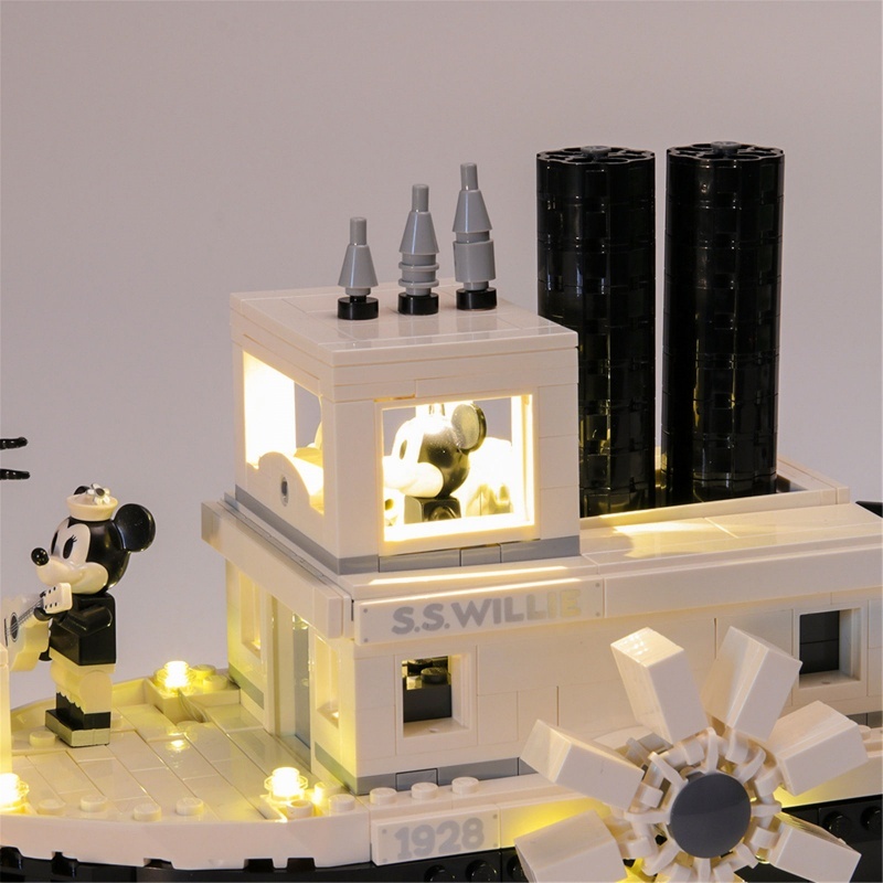 LED Lighting Kit for Steamboat Willie Ideas 21317