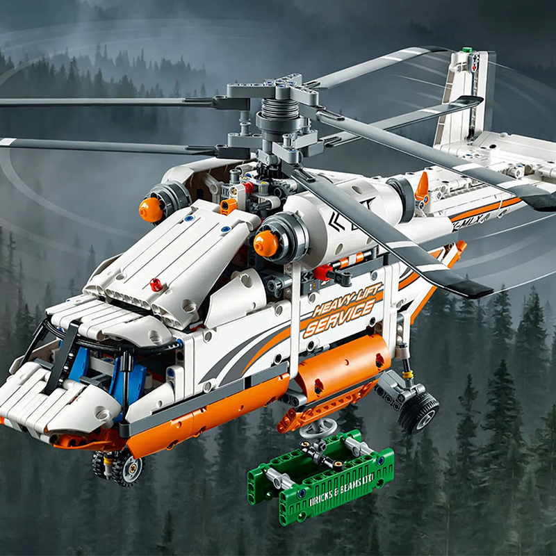 [With Motor] Heavy Lift Helicopter Technic 42052