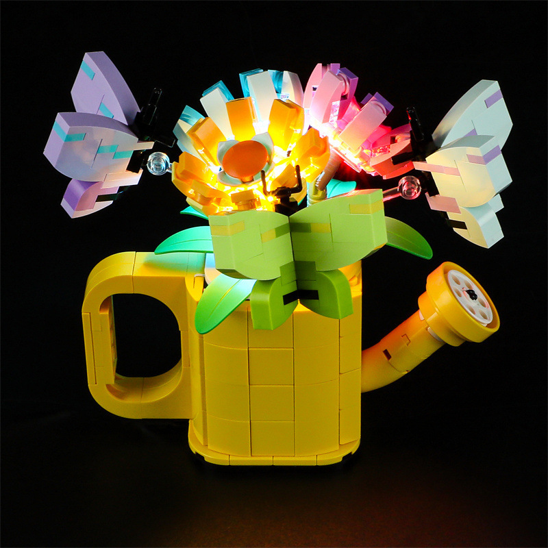 LED Lighting Kit for Flowers in Watering Can 31149