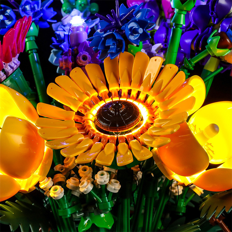 LED Lighting Kit for Wildflower Bouquet Flower Botanical Collection 10313
