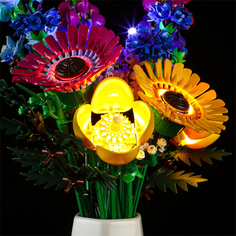 LED Lighting Kit for Wildflower Bouquet Flower Botanical Collection 10313