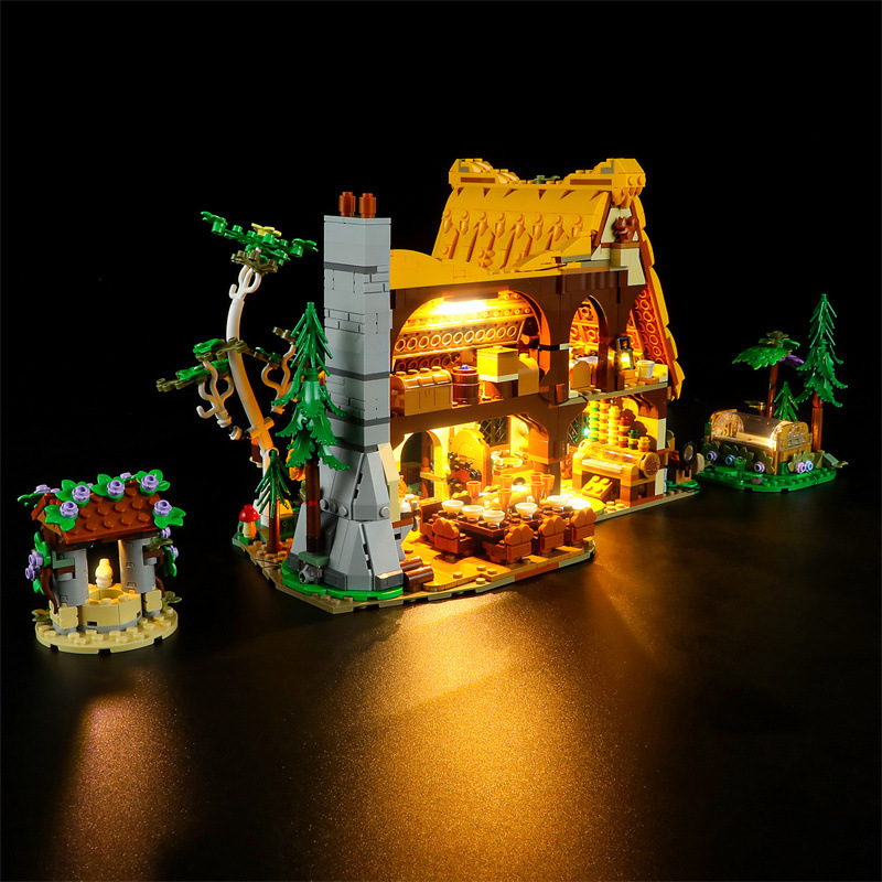 LED Lighting Kit for Snow White and the Seven Dwarfs' Cottage 43242