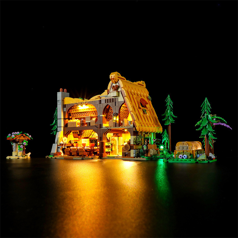 LED Lighting Kit for Snow White and the Seven Dwarfs' Cottage 43242