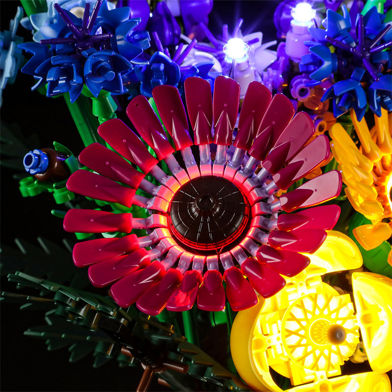 LED Lighting Kit for Wildflower Bouquet Flower Botanical Collection 10313