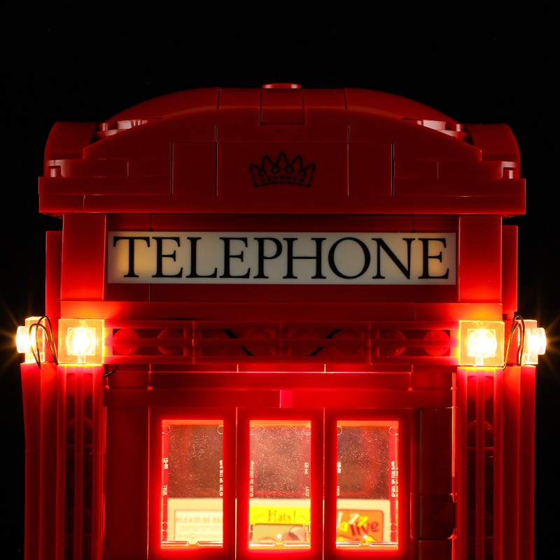 LED Lighting Kit for Red London Telephone Box 21347