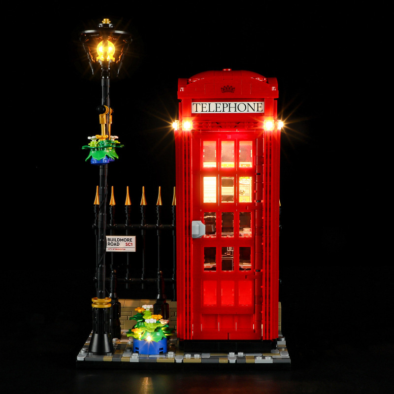 LED Lighting Kit for Red London Telephone Box 21347