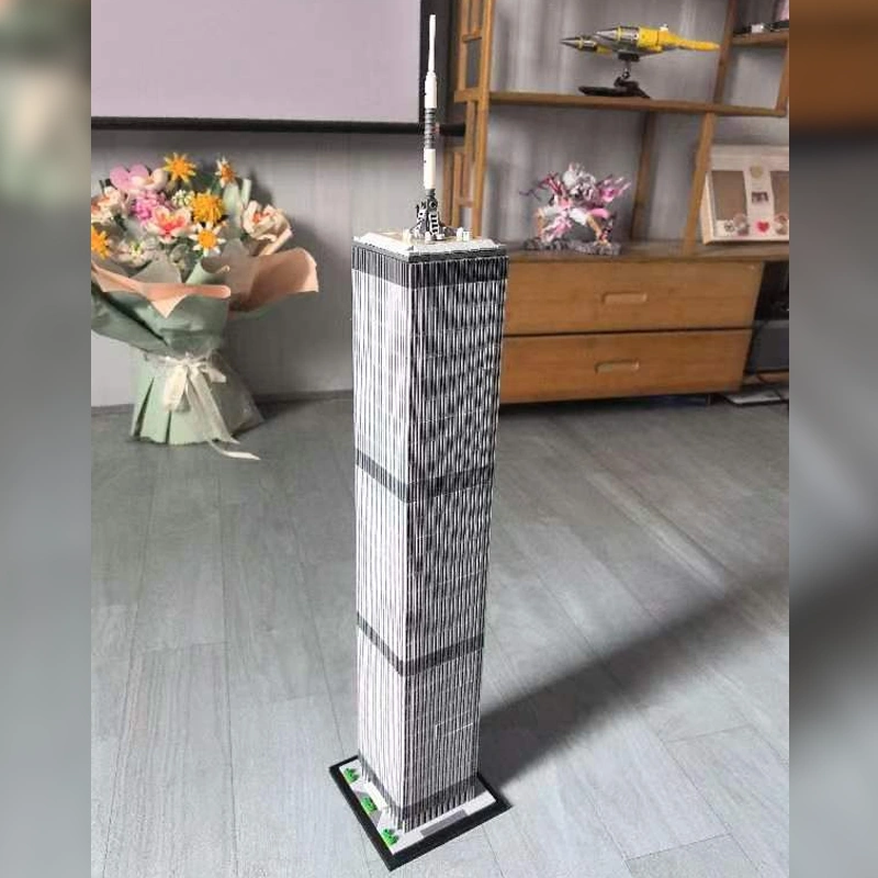 Set MOC World Trade Center – 7121 Pièces, échelle 1:800, Architecture