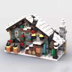 MOC 150937 Mini 910004 Winter Chalet 444±pcs