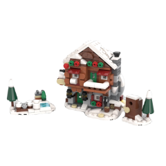 MOC 160108 Mini 10325 Alpine Lodge 388±pcs