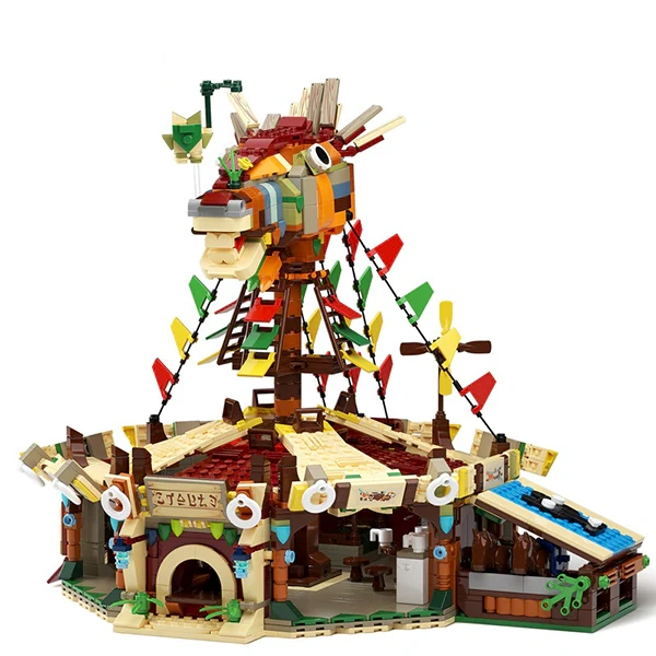 MOC F-C5788 Zelda: Breath Of The Wild Station Custom LEGO Model