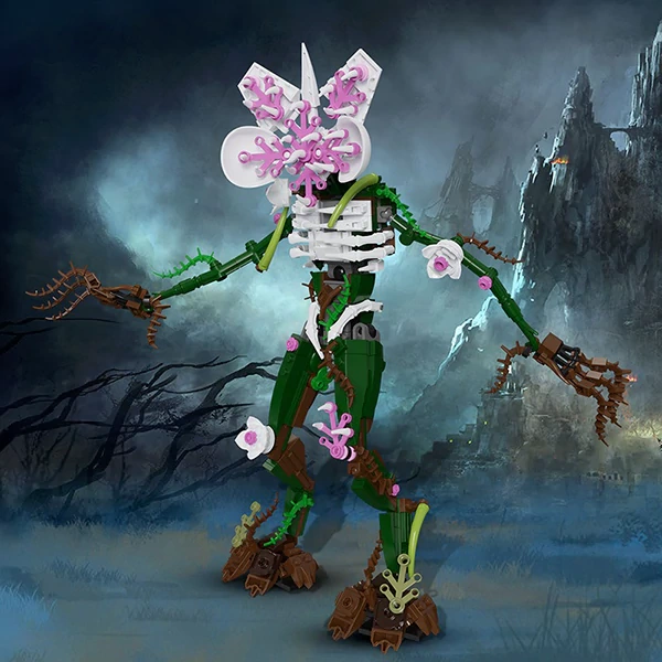 MOC F-C9119 Stranger Things-Orchid Monster