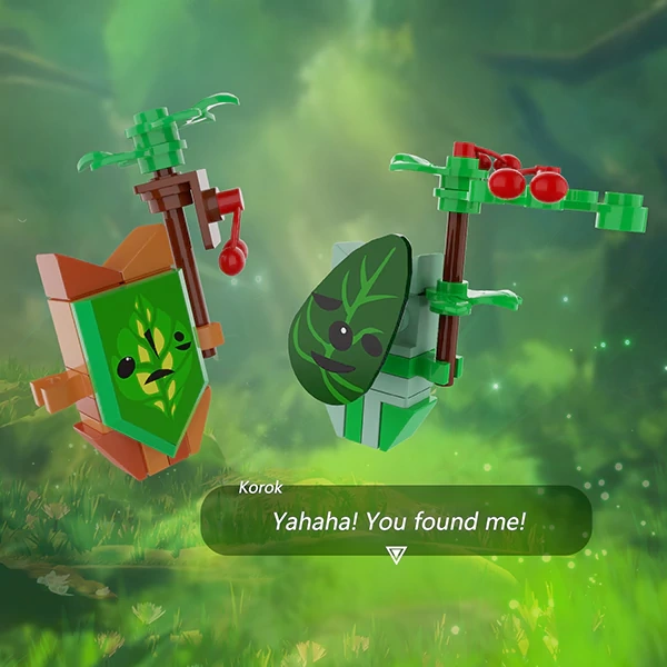 MOC F-C9558 Zelda Kingdom Of Tears Haha King Custom LEGO Model