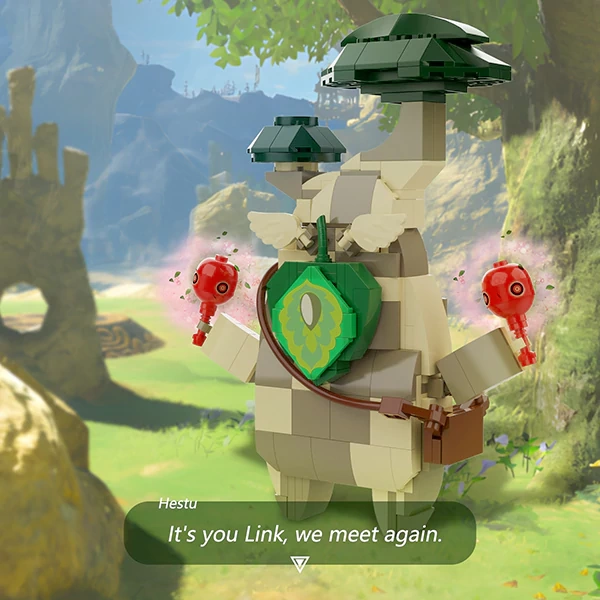 MOC F-C9558 Zelda Kingdom Of Tears Haha King Custom LEGO Model