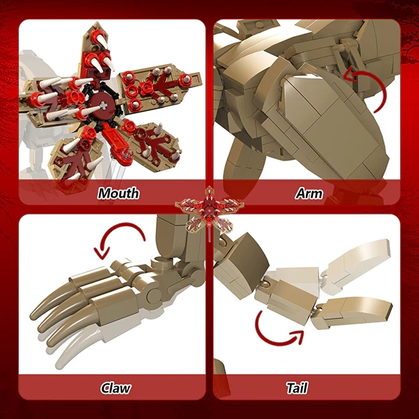 MOC F-C9063 Stranger Things Demon Dog