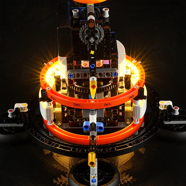 LED Lighting Kit for Planet Earth and Moon in Orbit 42179